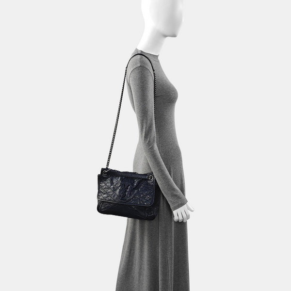 NIKI Medium Calfskin Blue