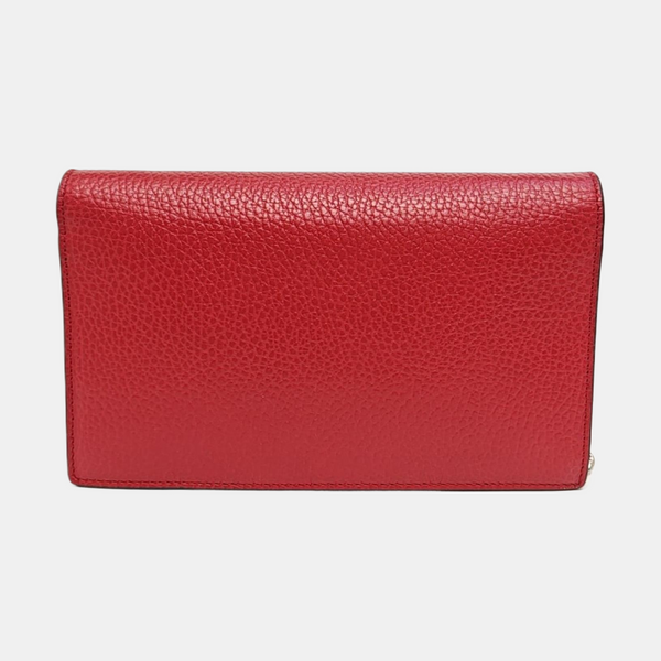 Authenticated pre-owned Interlocking G Calfskin Red - Shoulder Bag at Looply