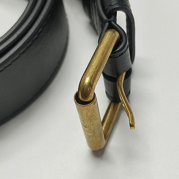 Authenticated pre-owned GG Marmont Calfskin Black - Belt Bag at Looply