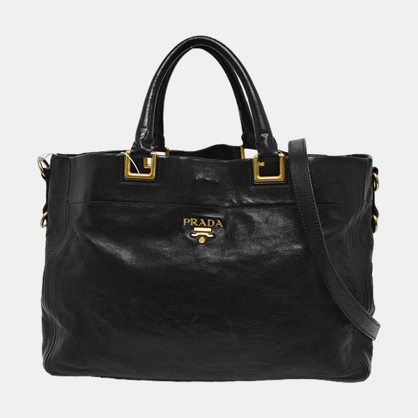 Calfskin Tote Bag Black