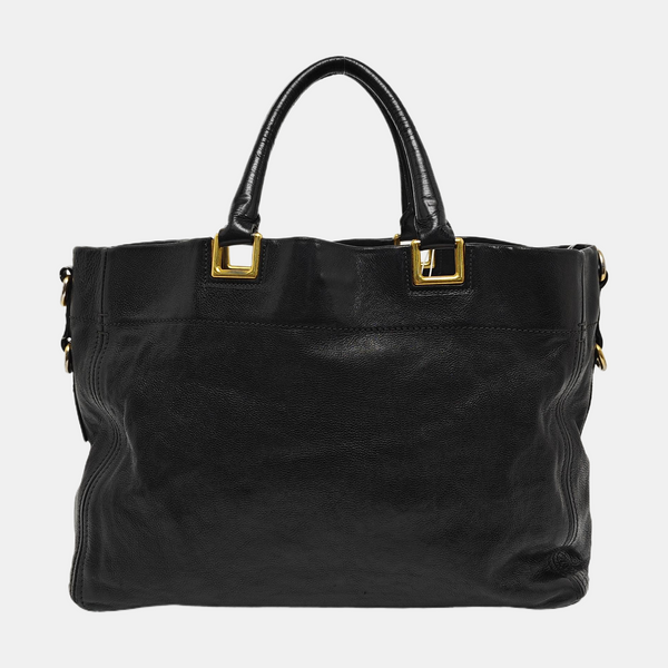 Calfskin Tote Bag Black