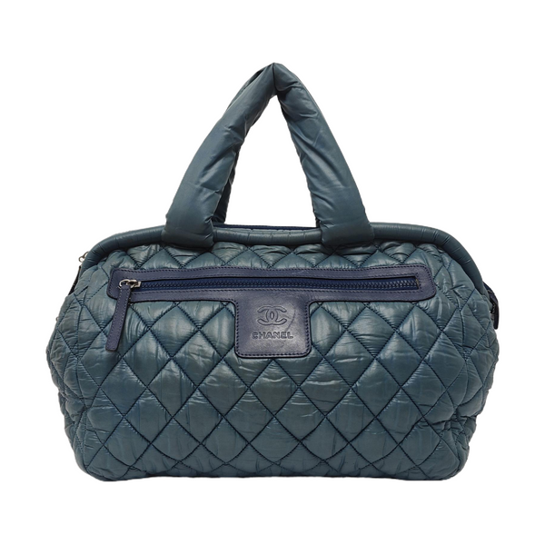 Authenticated pre-owned Coco Cocoon Quilted Nylon Blue - Shoulder Bag at Looply