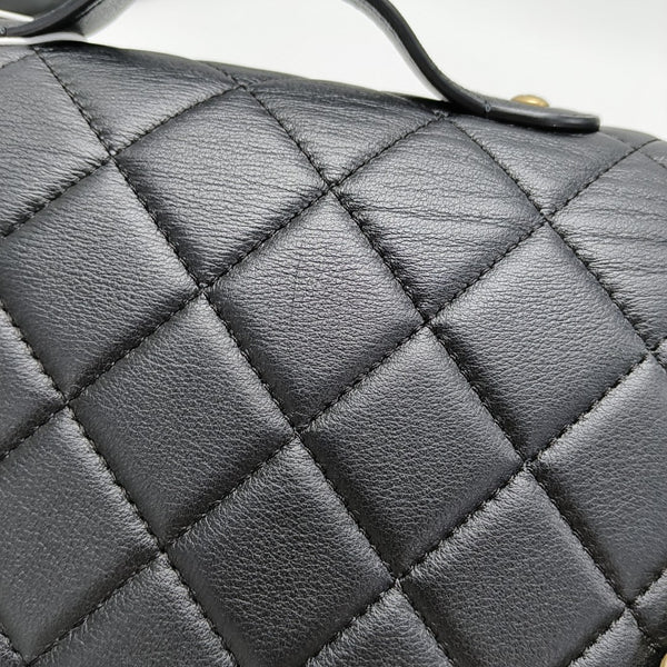Quilted Calfskin Black