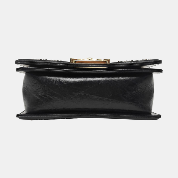 Authenticated pre-owned Boy Chanel Small Calfskin Black - Shoulder Bag at Looply