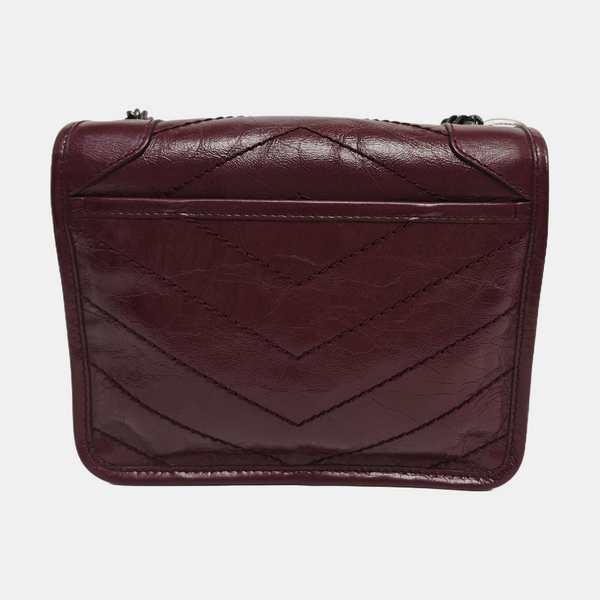 NIKI Mini Quilted Calfskin Red