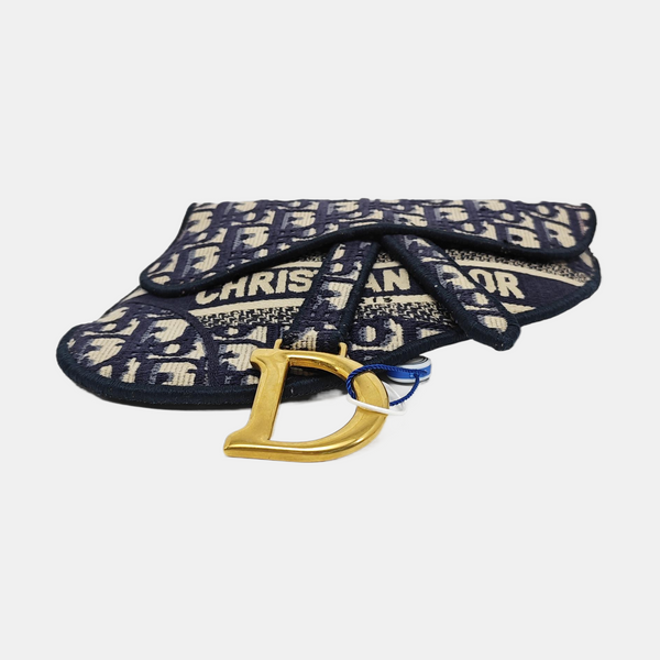 Authenticated pre-owned Saddle Canvas Blue - Belt Bag at Looply