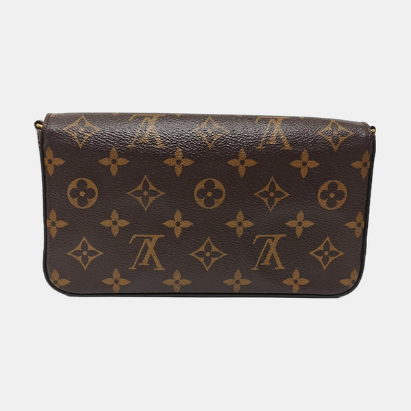 Authenticated pre-owned Félicie Monogram Coated Canvas Brown - Shoulder Bag at Looply