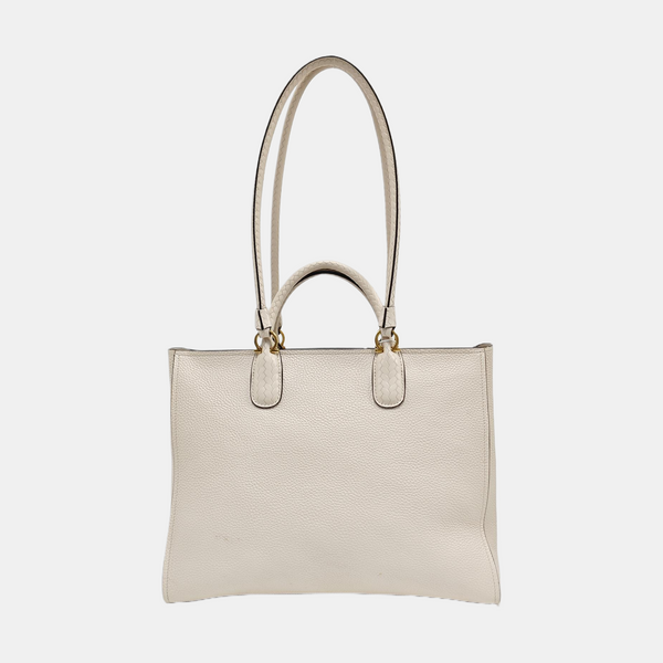 Gancio Calfskin White