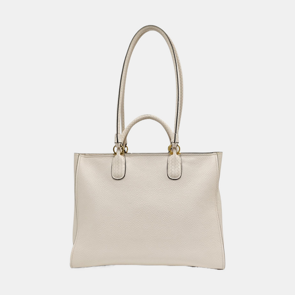 Gancio Calfskin White