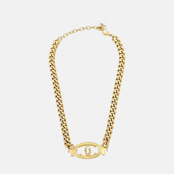 Authenticated pre-owned Gold-Tone Metal Necklace - Necklace at Looply