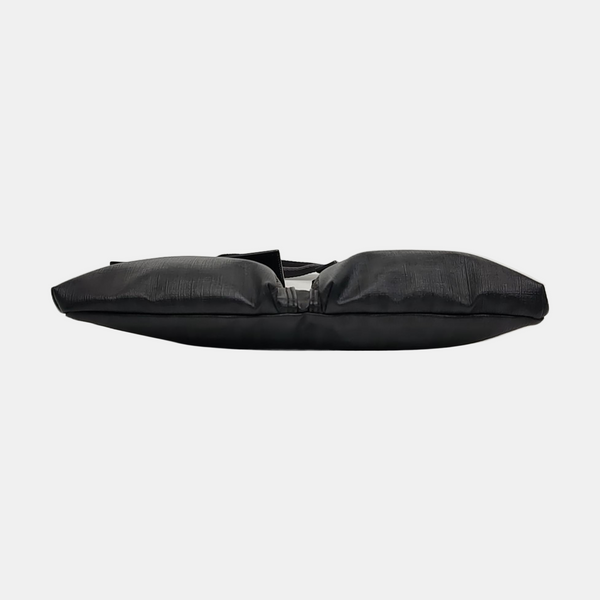 Coated Canvas Belt Bag Black
