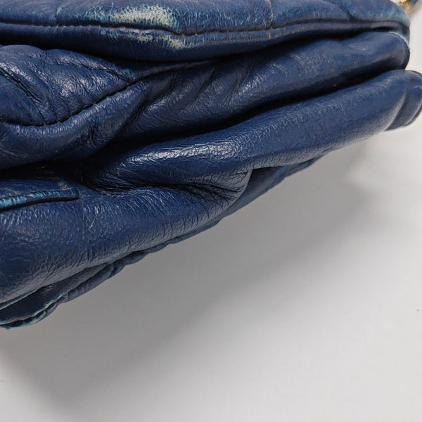 Ginny Quilted Calfskin Blue