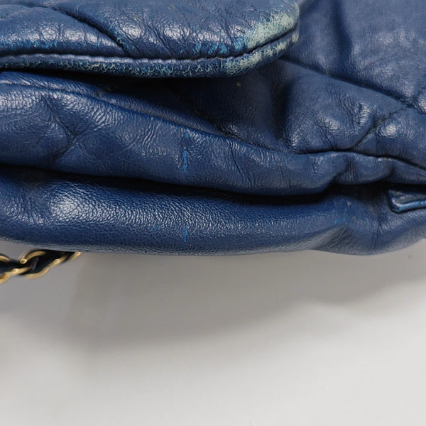 Ginny Quilted Calfskin Blue