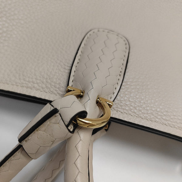 Gancio Calfskin White