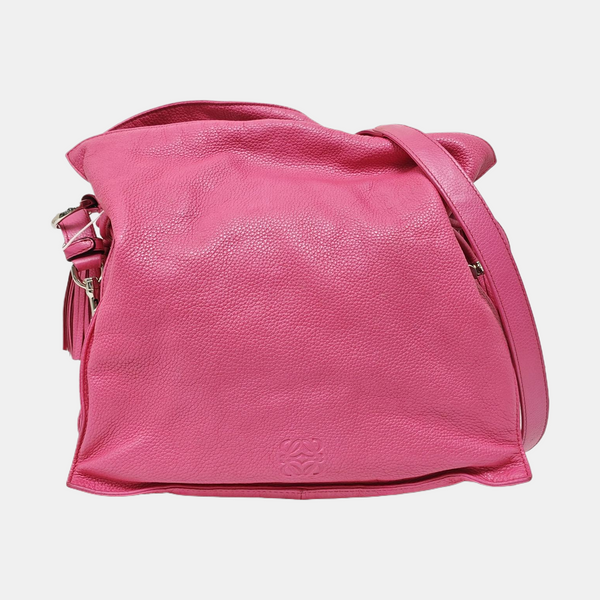 Authenticated pre-owned Flamenco Calfskin Pink - Shoulder Bag at Looply