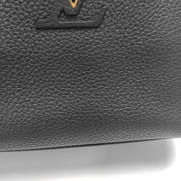 Authenticated pre-owned Capucines Mini Calfskin Black - Shoulder Bag at Looply