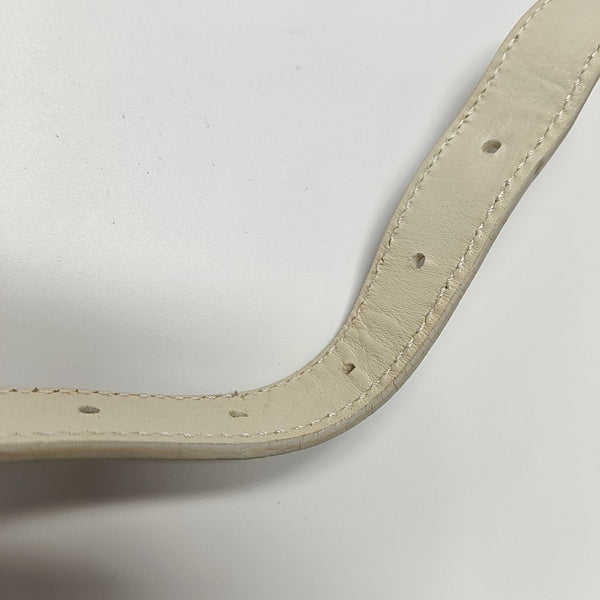 Calfskin Shoulder Bag White