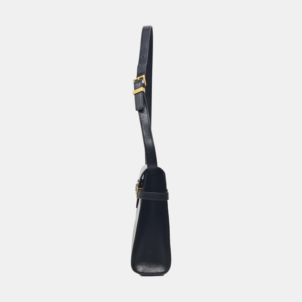 MANHATTAN Medium Calfskin Black