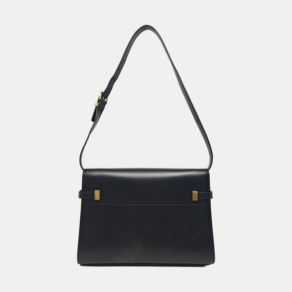 MANHATTAN Medium Calfskin Black