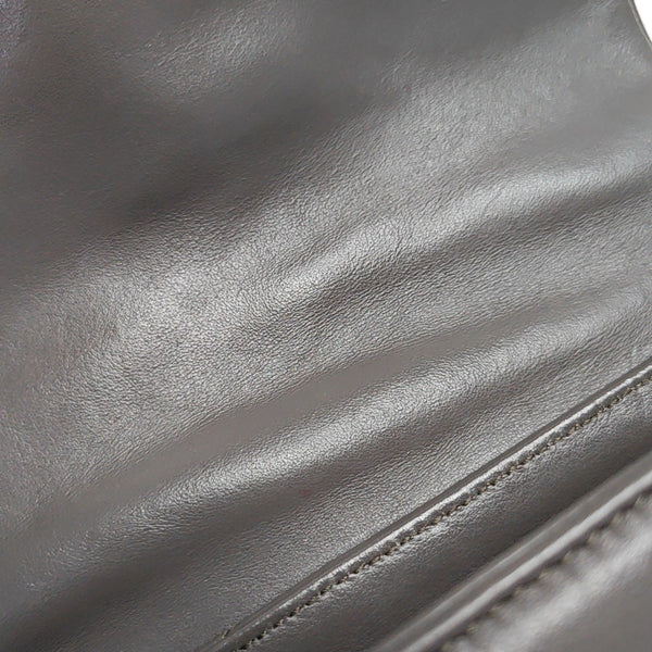 LOULOU Extra Small Quilted Calfskin Gray