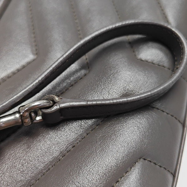 LOULOU Extra Small Quilted Calfskin Gray