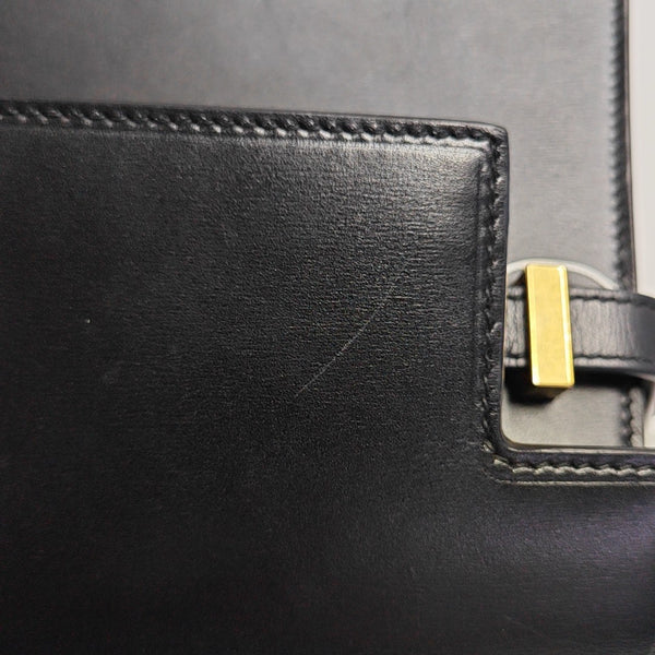 MANHATTAN Medium Calfskin Black