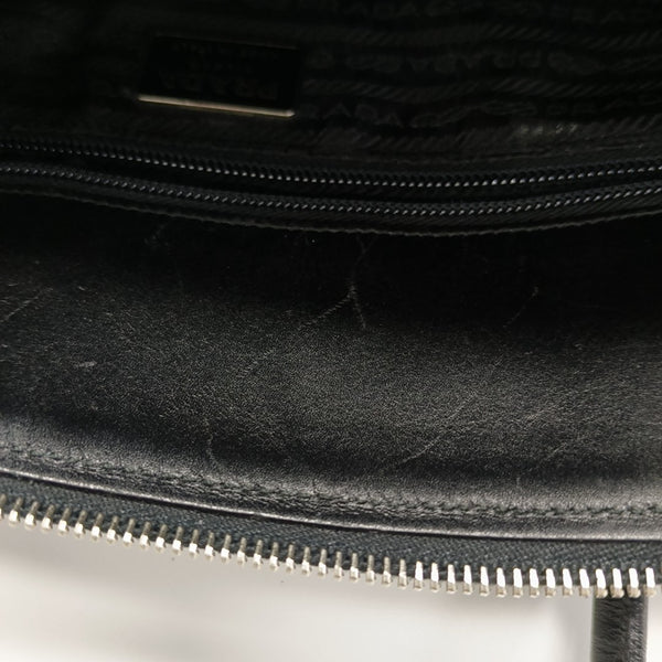 Wool Tote Bag Black