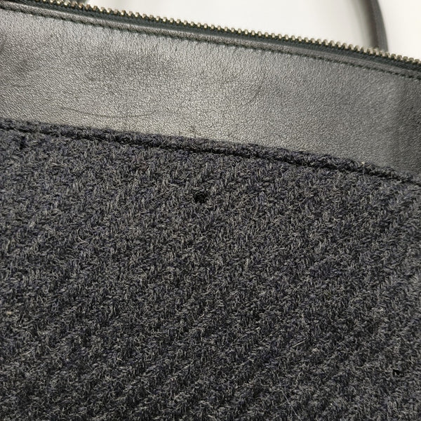 Wool Tote Bag Black