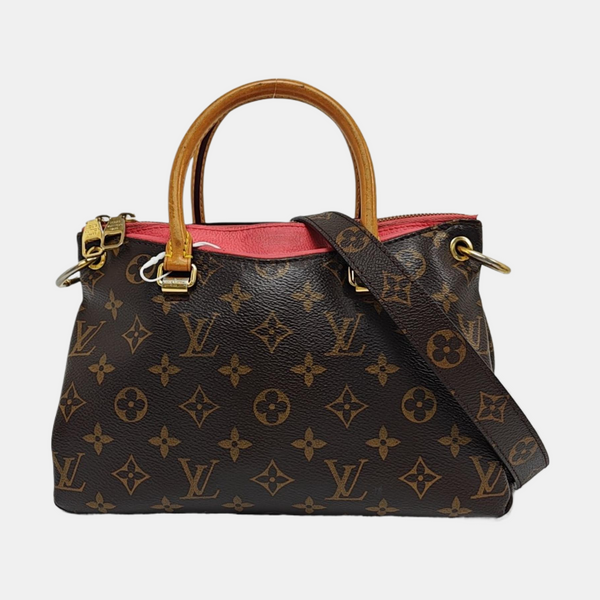 Authenticated pre-owned Pallas BB Monogram Coated Canvas Brown - Shoulder Bag at Looply