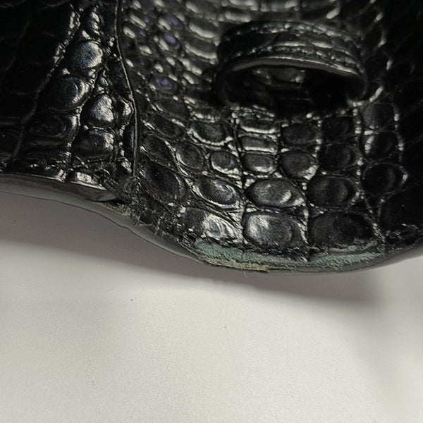 MANHATTAN Medium Calfskin Black