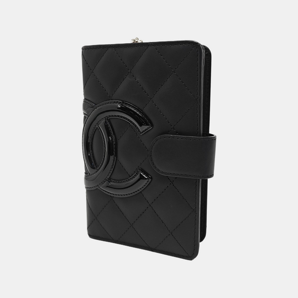 Authenticated pre-owned Cambon Quilted Calfskin Black Wallet - Wallet at Looply