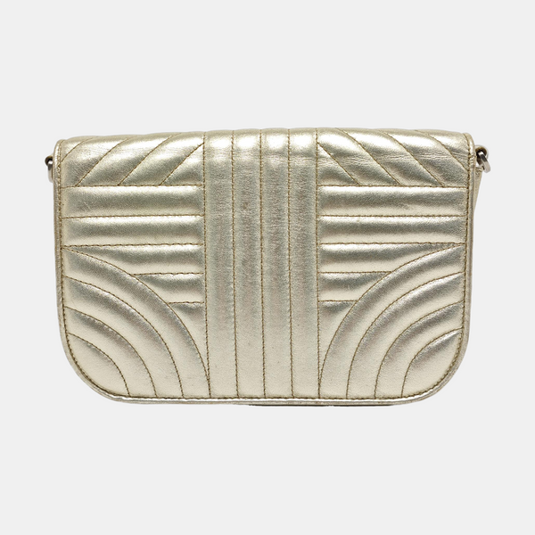 Authenticated pre-owned Diagramme Lambskin Beige - Crossbody Bag at Looply