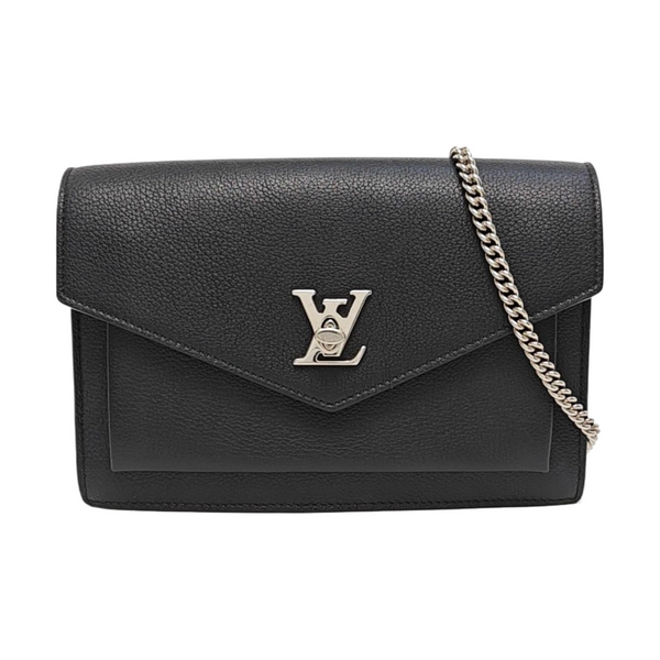 Authenticated pre-owned Lockme Calfskin Black - Shoulder Bag at Looply