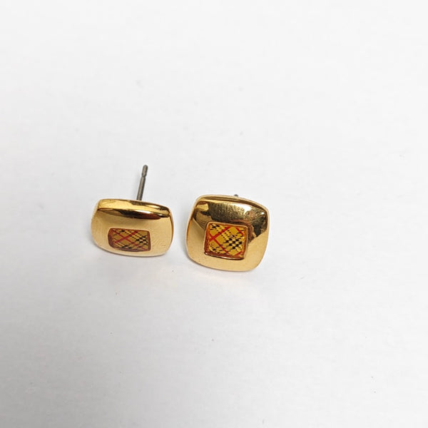 Authenticated pre-owned Gold-tone Metal Gold Earring - Earrings at Looply