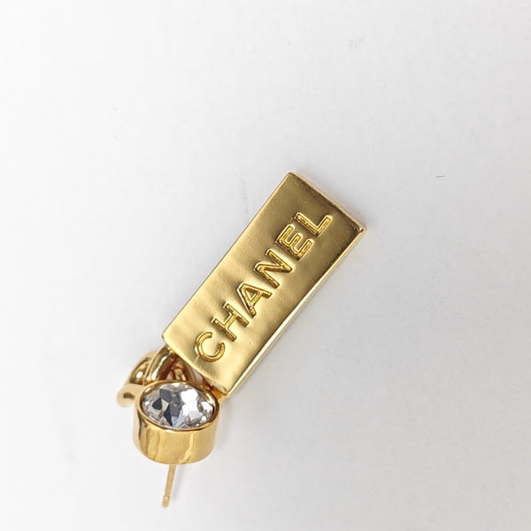 Authenticated pre-owned Brass Metal Gold Earring - Earrings at Looply