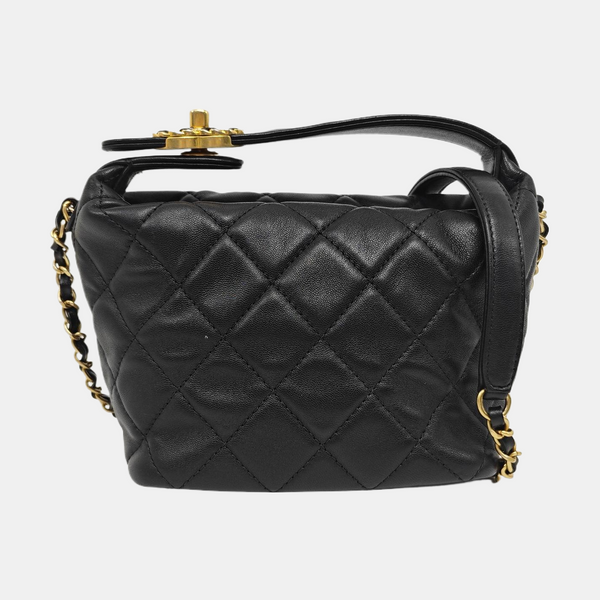 Quilted Lambskin Black