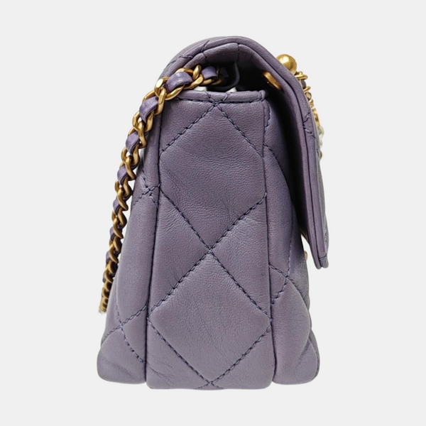 Quilted Lambskin Purple