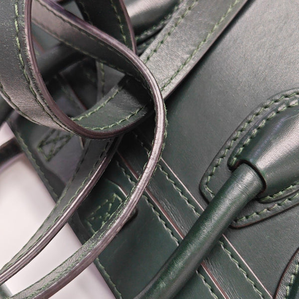 LUGGAGE Nano Calfskin Green
