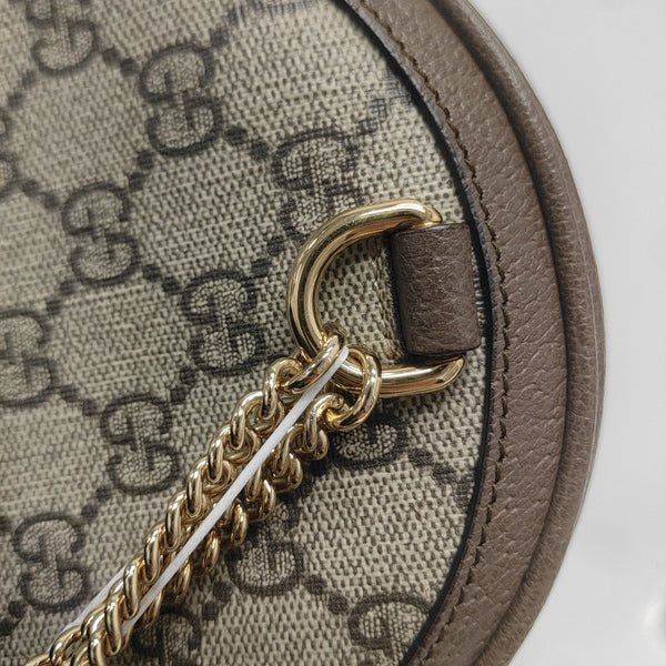 Authenticated pre-owned Ophidia Small Monogram Coated Canvas Beige - Backpack at Looply