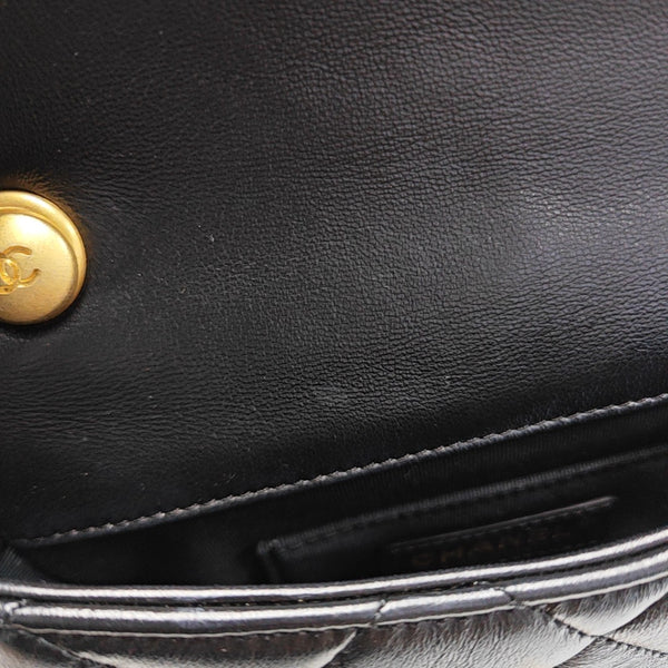 Quilted Lambskin Black