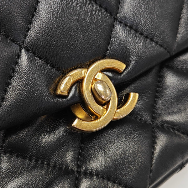 Quilted Lambskin Black