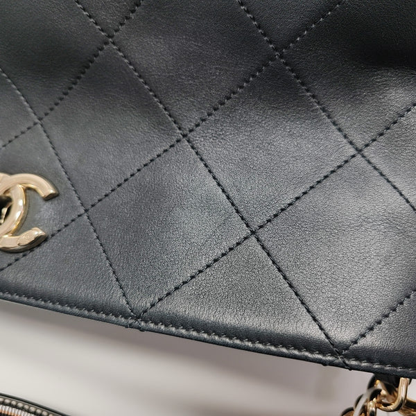 Quilted Calfskin Black