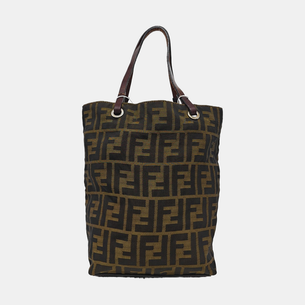 Bolso de tela tote marrón