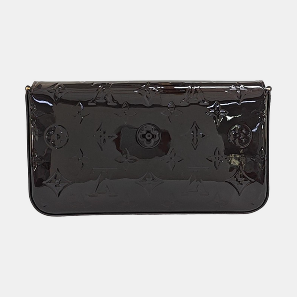 Authenticated pre-owned Félicie Monogram Patent Leather Burgundy - Shoulder Bag at Looply