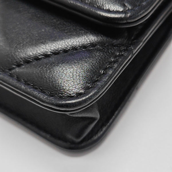 Quilted Lambskin Black