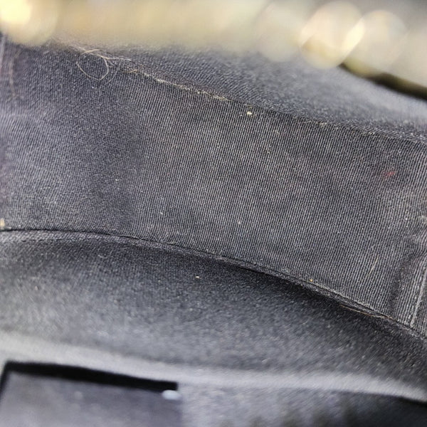 Quilted Grained Calfskin Black