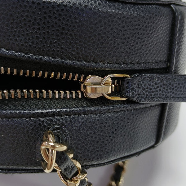 Quilted Grained Calfskin Black