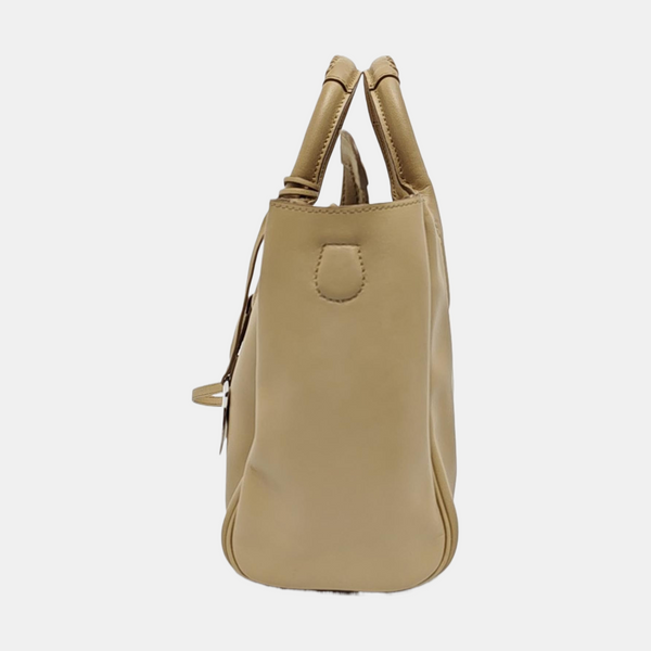 Gancini Calfskin Beige