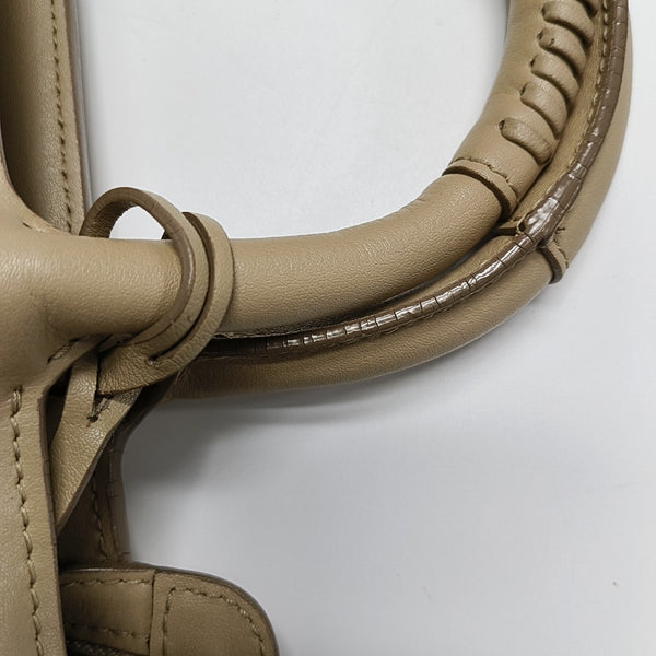 Gancini Calfskin Beige
