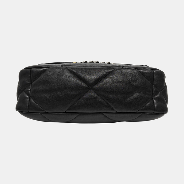 CHANEL 19 Small Quilted Lambskin Black